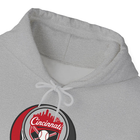 Grateful Dead - Cincinnati Reds Grateful Dead Unisex Heavy Blend Hoodie - Hooded Sweatshirt - StealieShop